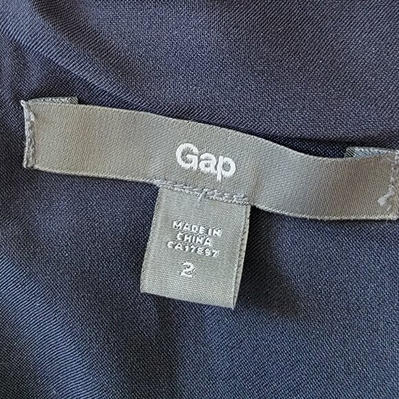 GAP Blue colourblock shift dress with wool skirt - Picture 6 of 9